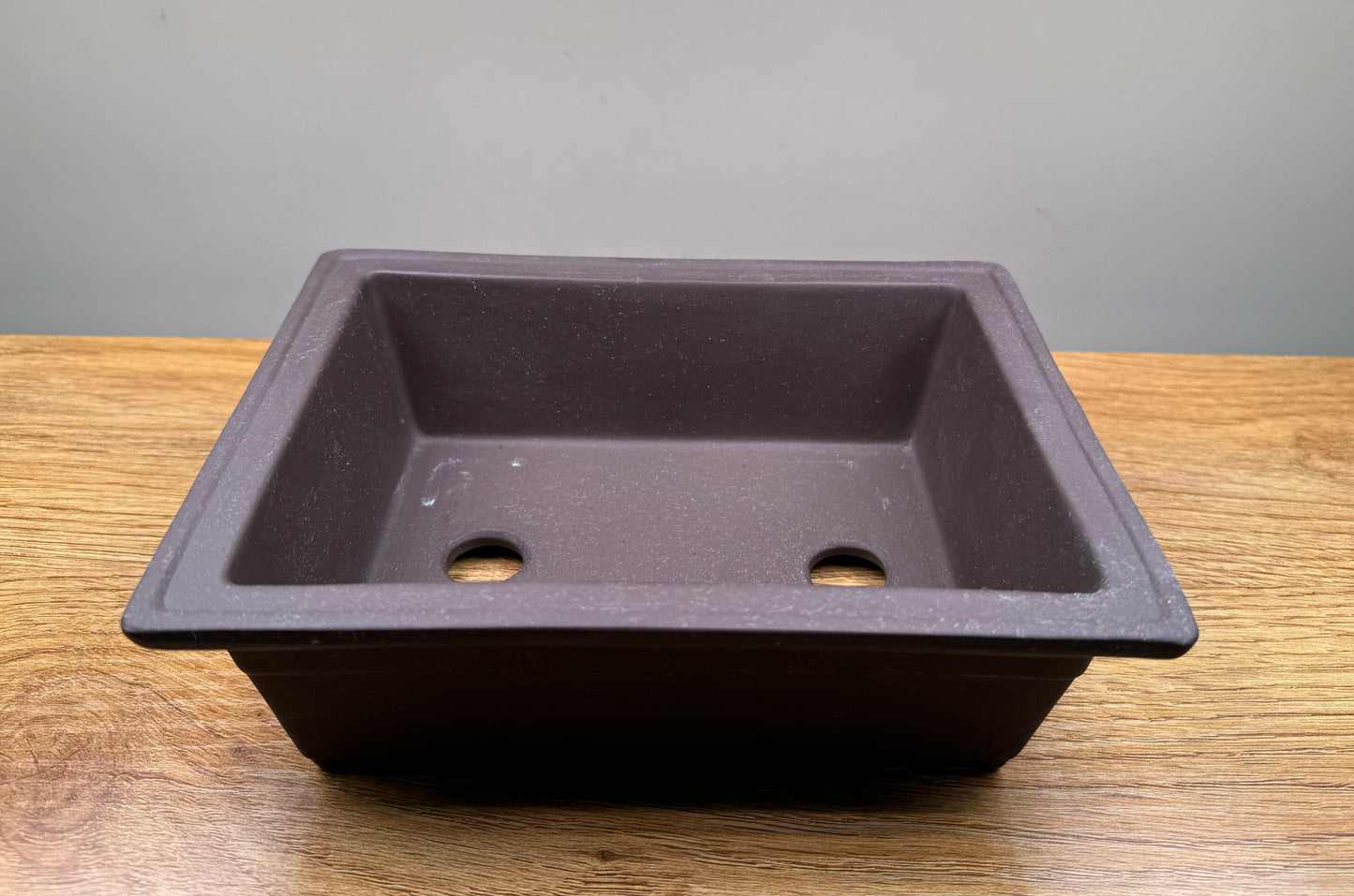 Authentic seto yaki oblong pot for bonsai and plants