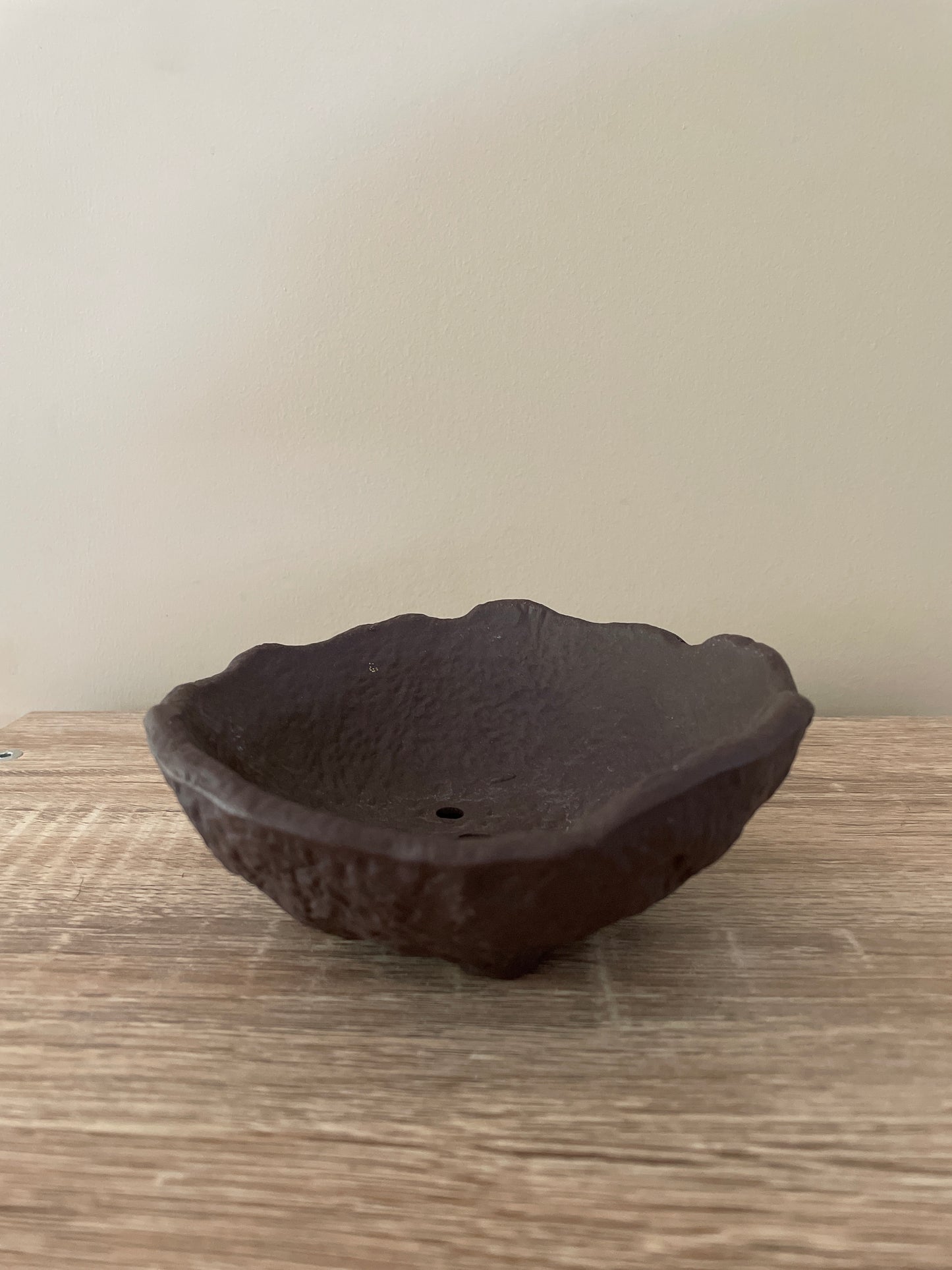 small clay plant bowl