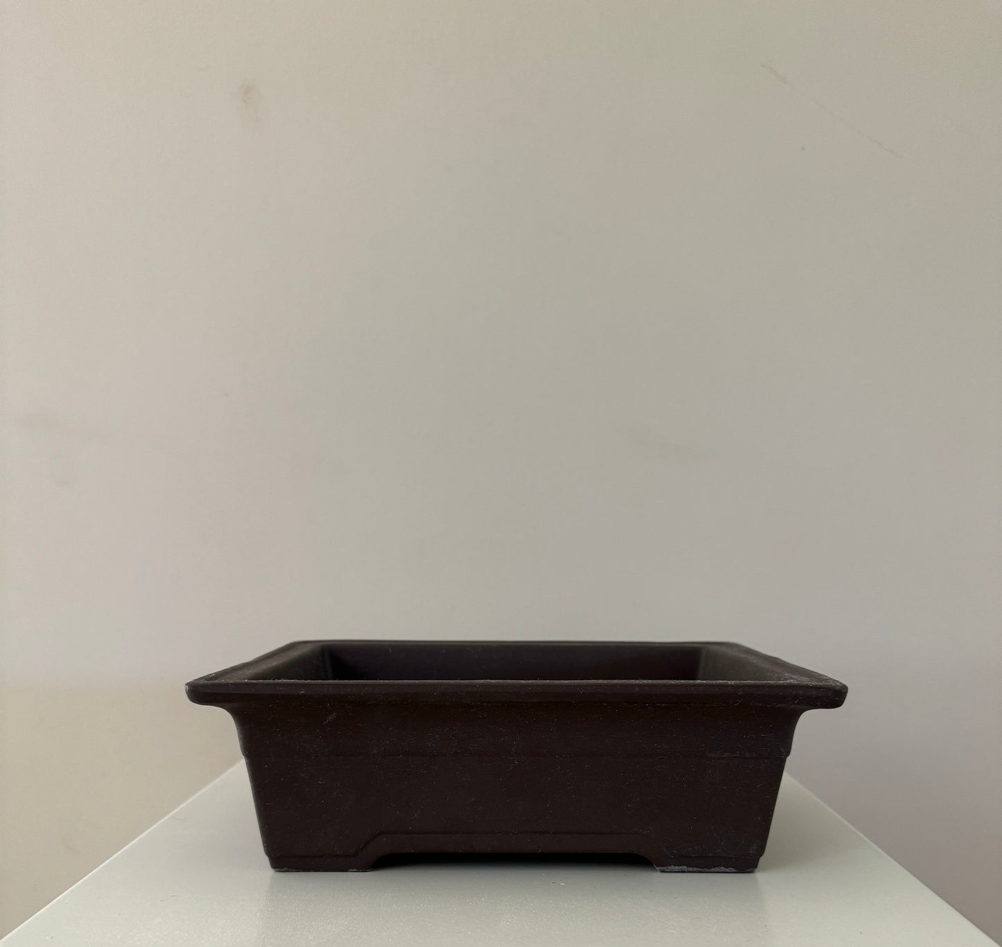 square shape seto yaki pottery pot