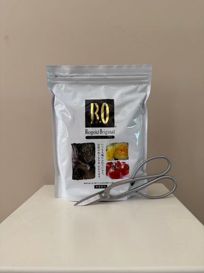 Biogold Organic Bonsai Fertiliser 900g bag. Made in Japan. Buy in NZ