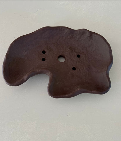 Japanese style puddle shape dish for plants