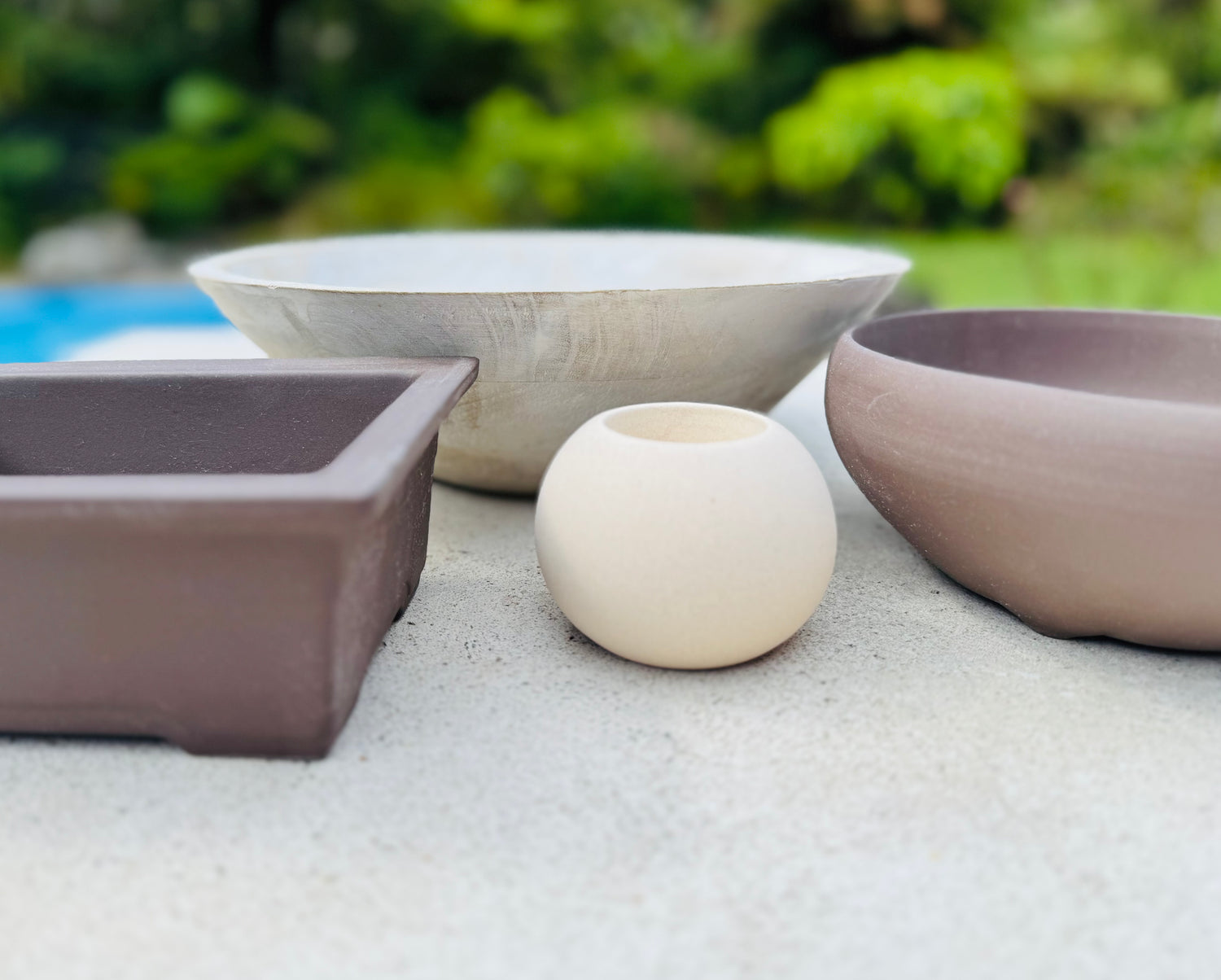 japanese seto yaki plant pot saikei zen nz