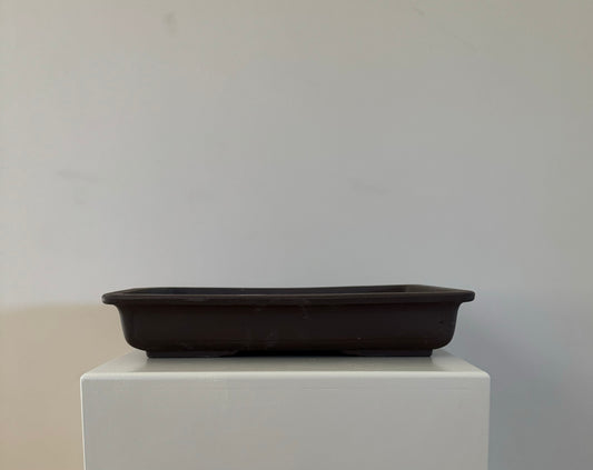 large rectangle bonsai clay dish