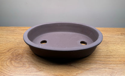 oval pottery clay seto yaki japanese pottery plant pot