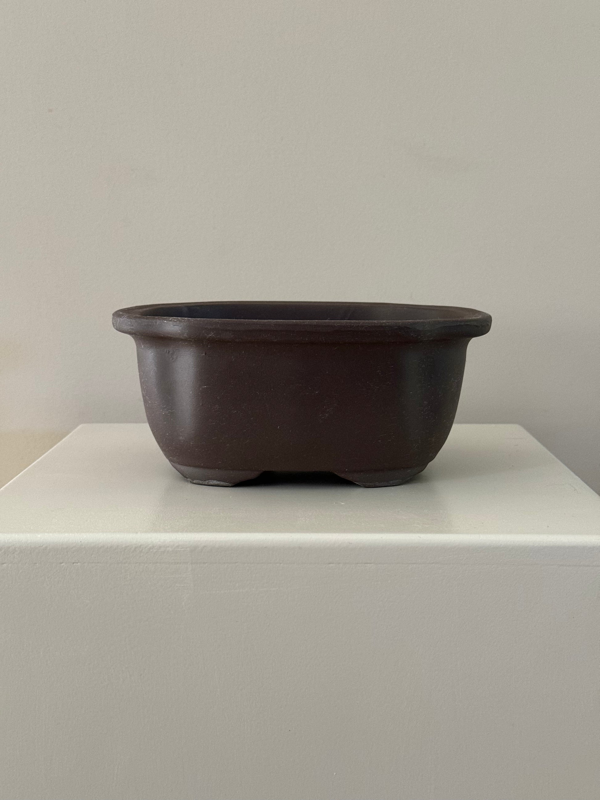 Japanese seto yaki pot for bonsai and small plants
