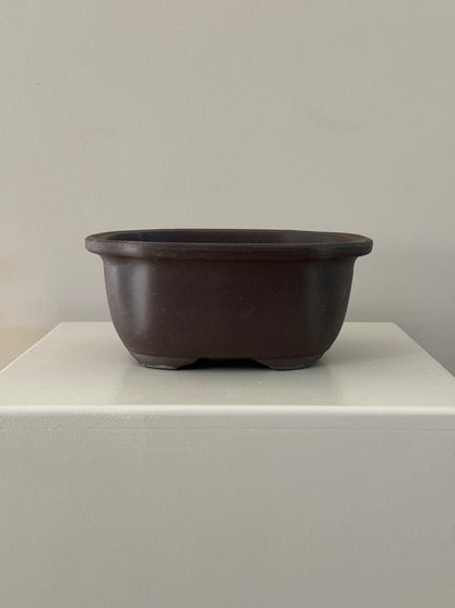 Japanese seto yaki pot for bonsai and small plants