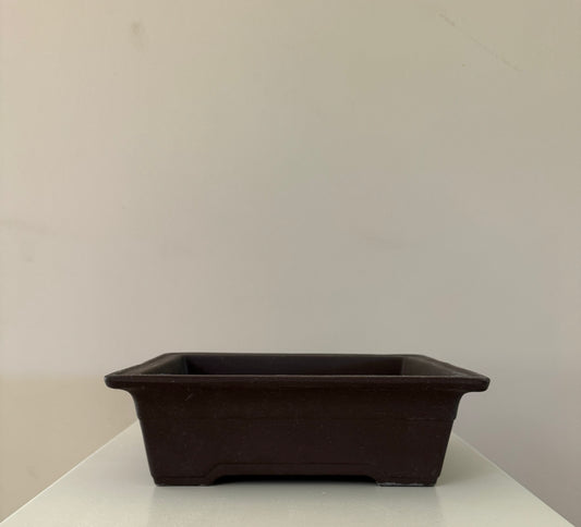 Japanese authentic square seto yaki pot